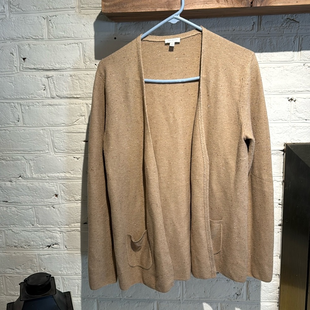 Talbots open cardigan.